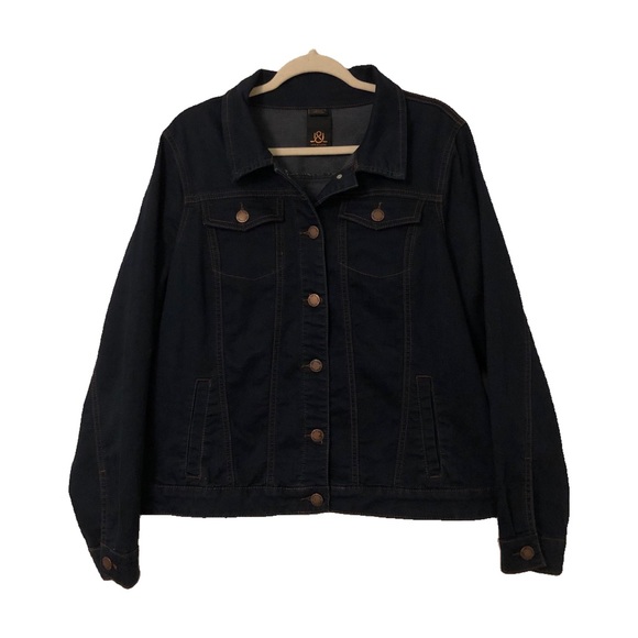 Love & Legend Jackets & Blazers - Dark Denim Jacket